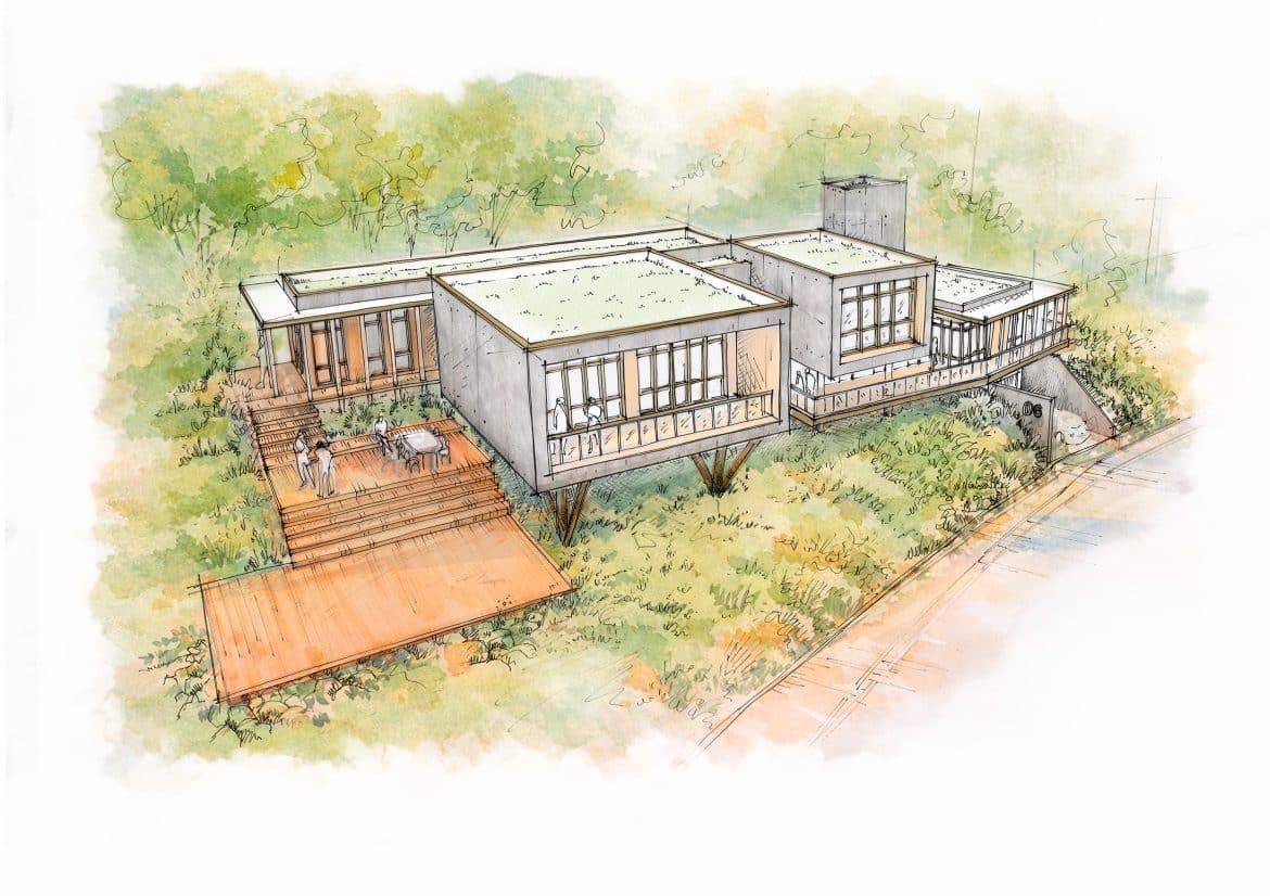 Projet de villa d’architecte sur les hauteurs de Chamalières