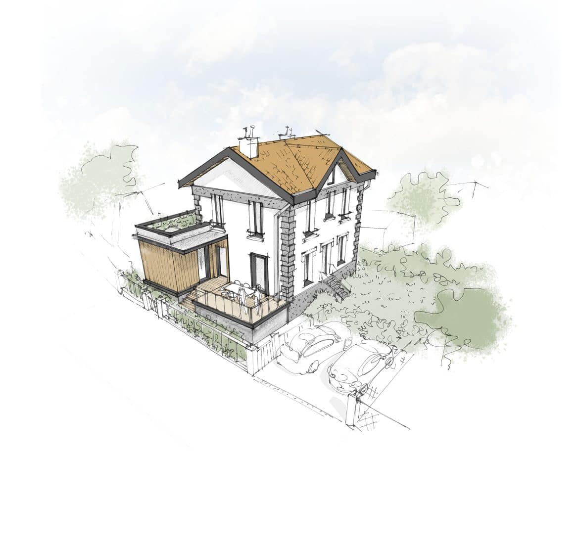 Projet de rénovation globale d’une maison à Chamalières