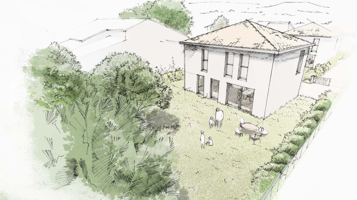 Construction de 3 maisons individuelles à Veyre-Monton